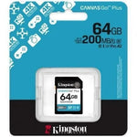 Tarjeta de Memoria Kingston CANVAS Go! Plus 64GB SD XC/ Clase 10/ 200MBs - PixelPlaza