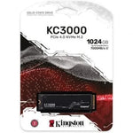 Disco SSD Kingston KC3000 1TB/ M.2 2280 PCIe Gen4/ con Disipador de Calor/ Full Capacity - PixelPlaza