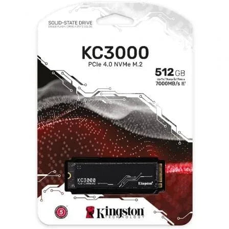 Disco SSD Kingston KC3000 512GB/ M.2 2280 PCIe Gen4/ con Disipador de Calor/ Full Capacity - PixelPlaza