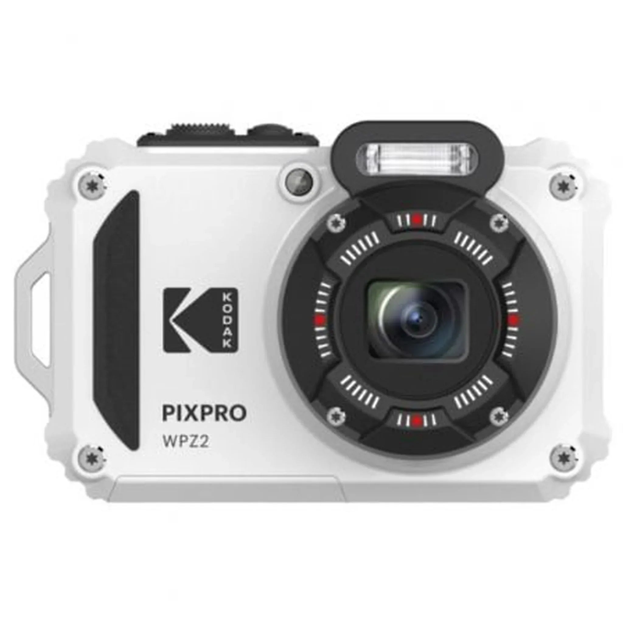 Cámara Digital Deportiva Kodak Pixpro WPZ2/ 16MP/ Zoom Óptico 4x/ Blanca - PixelPlaza