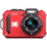 Pack Cámara Digital Kodak Pixpro WPZ2RD6 + 2 Baterías + 1 MicroSD/ 16MP/ Zoom Óptico 4x/ Rojo - PixelPlaza