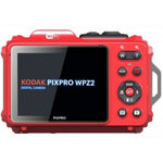 Pack Cámara Digital Kodak Pixpro WPZ2RD6 + 2 Baterías + 1 MicroSD/ 16MP/ Zoom Óptico 4x/ Rojo - PixelPlaza