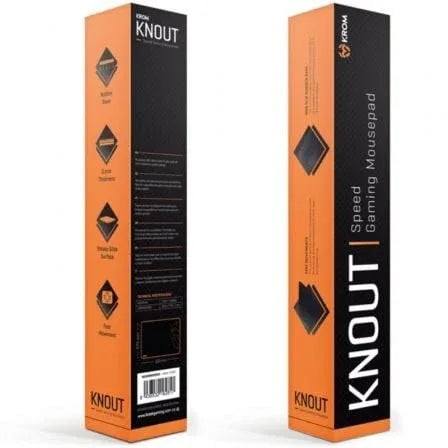 Alfombrilla Krom Knout Speed/ 320 x 270 x 3 mm - PixelPlaza