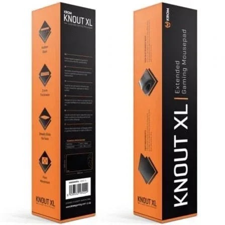 Alfombrilla Krom Knout XL/ 900 x 350 x 3 mm - PixelPlaza