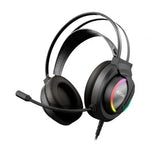 Auriculares Gaming con Micrófono Krom Kappa/ Jack 3.5/ USB 2.0/ Negros - PixelPlaza