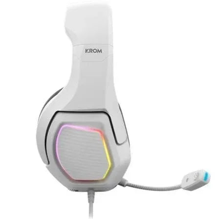 Auriculares Gaming con Micrófono Krom Kopa 7.1/ USB 2.0/ Blancos - PixelPlaza
