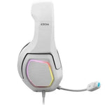 Auriculares Gaming con Micrófono Krom Kopa 7.1/ USB 2.0/ Blancos - PixelPlaza