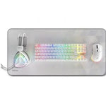 Pack Gaming Krom Klass/ Teclado RGB + Ratón Óptico RGB + Alfombrilla + Auriculares RGB - PixelPlaza