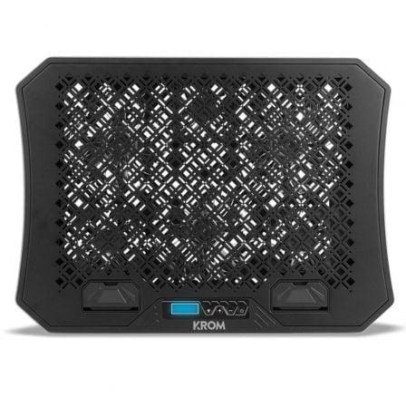 Soporte Refrigerante Krom Kooler para Portátiles hasta 19"/ Iluminación LED - PixelPlaza