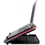 Soporte Refrigerante Krom Kooler para Portátiles hasta 19"/ Iluminación LED - PixelPlaza