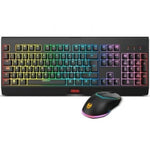 Pack Gaming Krom Kabala/ Teclado + Rat¾n Inalßmbricos - PixelPlaza