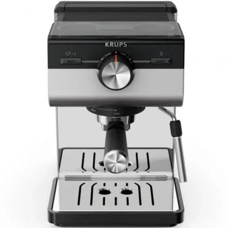 Cafetera Expreso Krups Authentic+ XP384E10/ 1450W/ 15 Bares/ Plateada - PixelPlaza