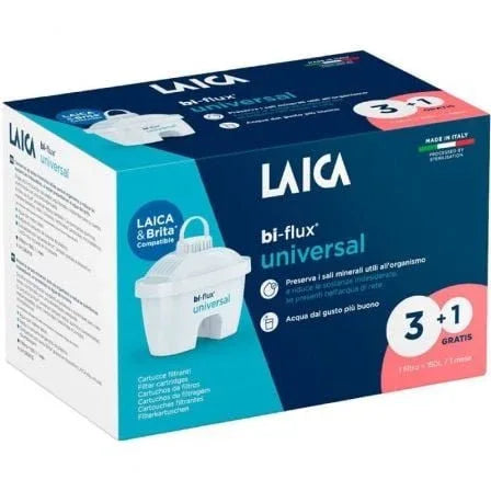Filtros 3+1 BI-FLUX Laica Slim F4T Universal - PixelPlaza