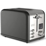 Tostador Laica HI1000L/ 880W/ Negro y Plata - PixelPlaza