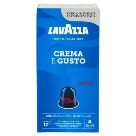 Cápsula Lavazza Crema e Gusto Clásico para cafeteras Nespresso/ Caja de 10 - PixelPlaza