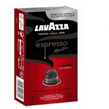 Cápsula Lavazza Espresso Maestro Clásico para cafeteras Nespresso/ Caja de 10 - PixelPlaza