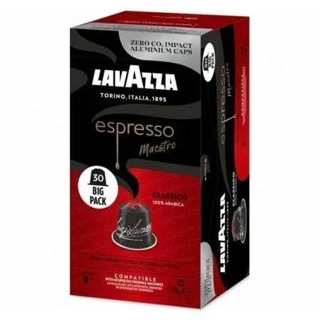Cápsula Lavazza Espresso Maestro Clásico para cafeteras Nespresso/ Caja de 30 - PixelPlaza