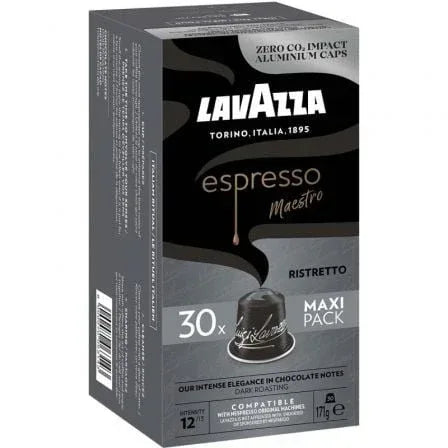 Cápsula Lavazza Espresso Maestro Ristretto para cafeteras Nespresso/ Caja de 30 - PixelPlaza