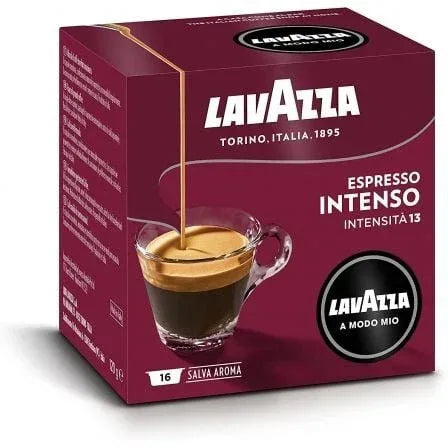 Cápsula Lavazza Intensamente para cafeteras A Modo Mio/ Caja de 16 - PixelPlaza