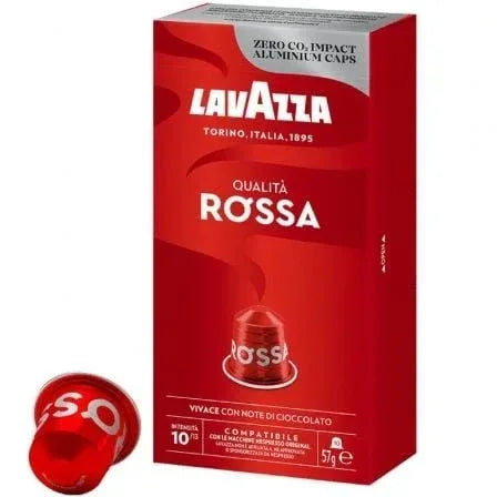 Cápsula Lavazza Qualitá Rossa para cafeteras Nespresso/ Caja de 10 - PixelPlaza