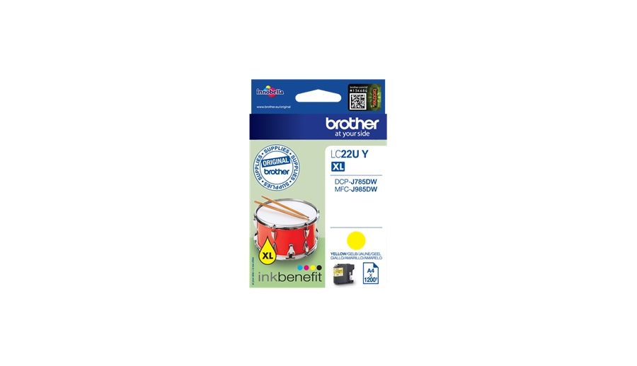Cartucho tinta brother lc22umbp magenta hasta
