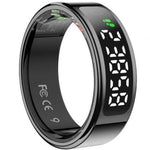 Anillo Inteligente Leotec Kör Mau Smart Ring Talla 9/ Ų19.1mm/ Notificaciones/ Frecuencia Cardķaca/ Negro - PixelPlaza