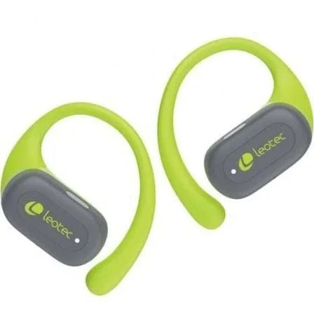 Auriculares Deportivos Bluetooth Leotec Open Air Zenith Sport con estuche de carga/ Autonomía 6.5h/ Lima - PixelPlaza