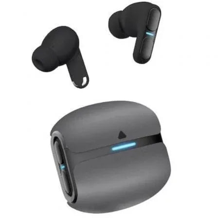 Auriculares Bluetooth Leotec TWS Gaming Nebula Fit con estuche de carga/ Autonomía 7.5h/ Negros - PixelPlaza