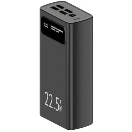 Powerbank 30000mAh Leotec LEPOW30W22W/ 22.5W/ Negra - PixelPlaza