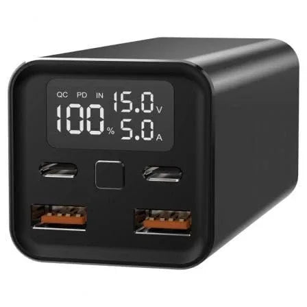 Batería Externa/Powerbank Leotec PowerBank 20000mAh PD/ 65W/ Compatible con Portátiles - PixelPlaza