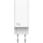 Cargador de Pared GaN Leotec LECSPH65W3W/ 2xUSB Tipo-C/ 1xUSB/ 65W - PixelPlaza