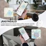 Localizador Leotec EasyTag Dual/ Negro/ Incluye Llavero Negro - PixelPlaza