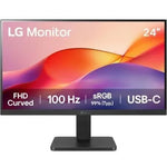 Monitor Curvo LG 24U421A-B 23.8"/ Full HD/ Negro - PixelPlaza