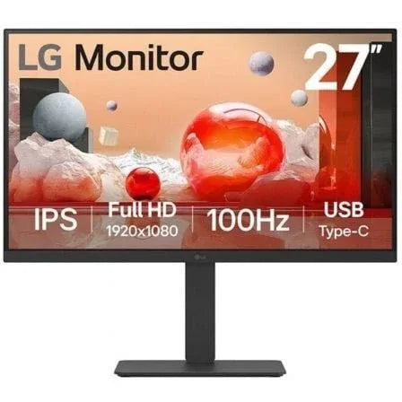 Monitor Profesional LG 27BA750-B 27"/ Full HD/ Multimedia/ Regulable en altura/ Negro - PixelPlaza
