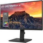 Monitor Profesional LG 27BQ65UB-B 27"/ 4K/ Multimedia/ Regulable en altura/ Negro - PixelPlaza