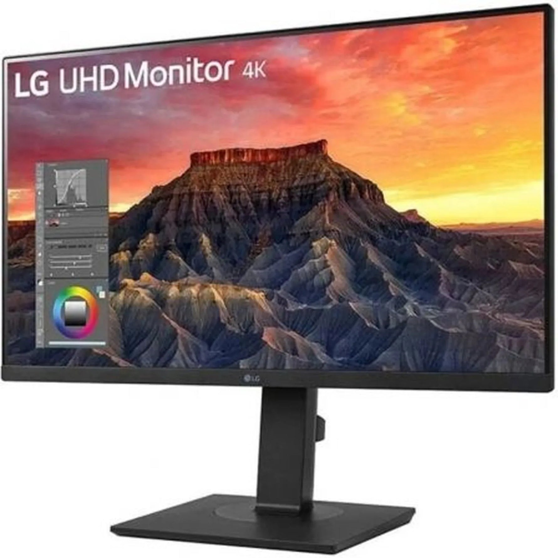 Monitor Profesional LG 27BQ65UB-B 27"/ 4K/ Multimedia/ Regulable en altura/ Negro - PixelPlaza