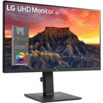 Monitor Profesional LG 27BQ65UB-B 27"/ 4K/ Multimedia/ Regulable en altura/ Negro - PixelPlaza