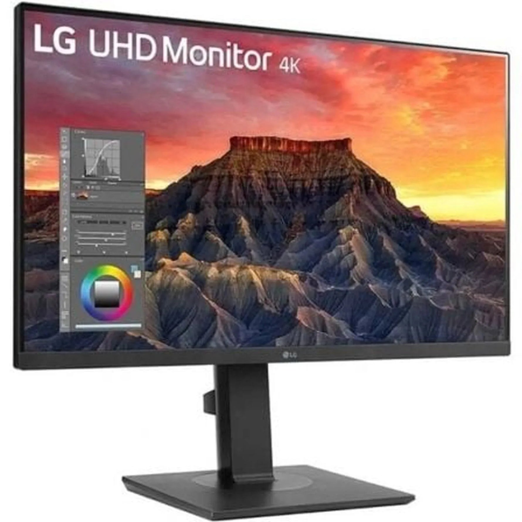 Monitor Profesional LG 27BQ65UB-B 27"/ 4K/ Multimedia/ Regulable en altura/ Negro - PixelPlaza