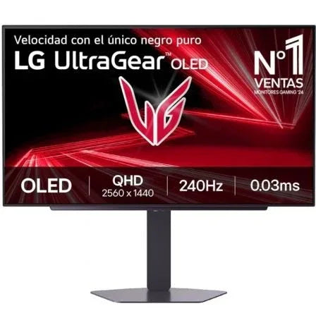 Monitor Gaming LG UltraGear 27GX704A-B 27"/ QHD/ 0.03ms/ 240Hz/ OLED/ Regulable en Altura/ Negro - PixelPlaza