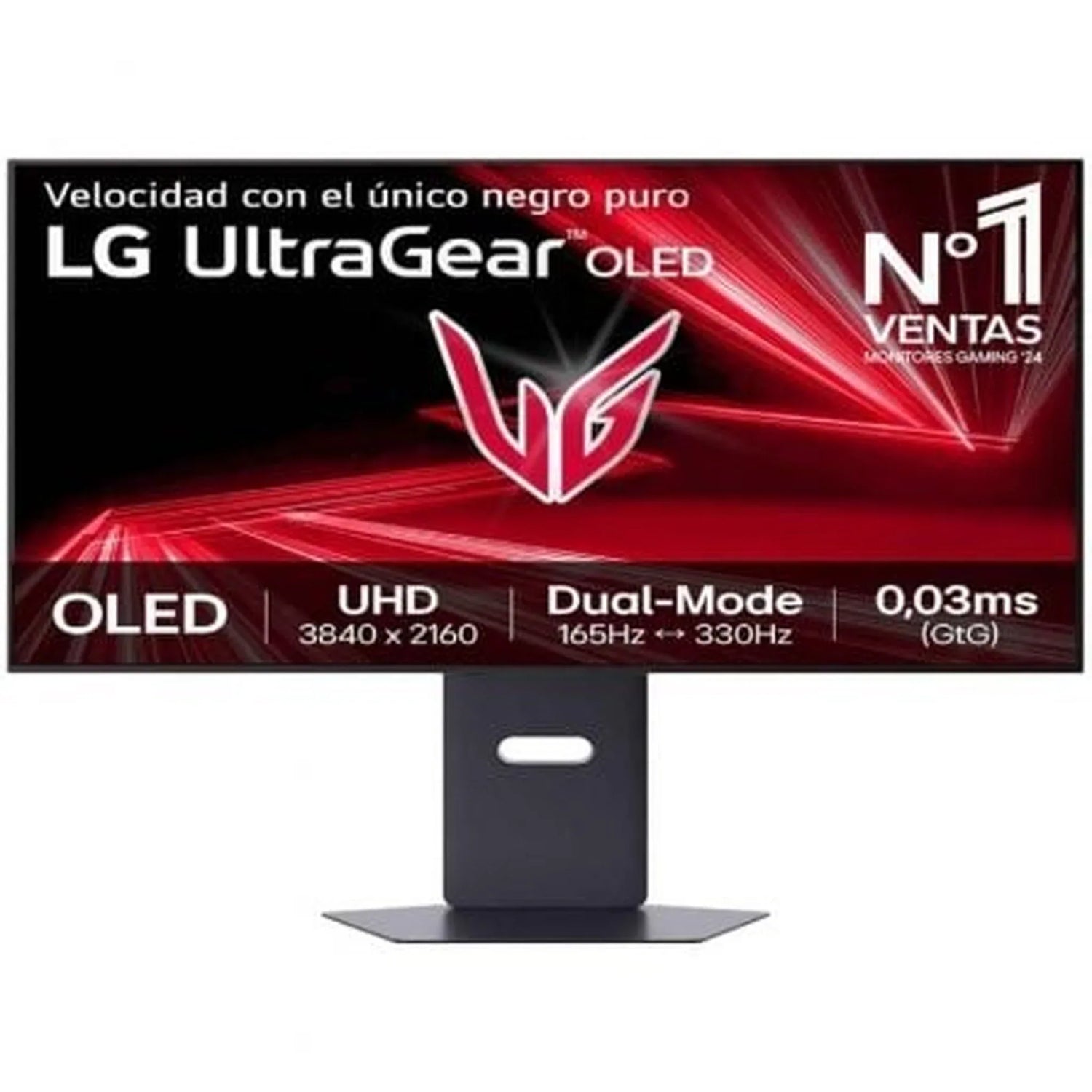 Monitor Gaming Ultrapanorámico LG UltraGear 32GX850A-B 32"/ 4K/ 0.03ms/ 330Hz/ OLED/ Regulable en Altura/ Negro - PixelPlaza