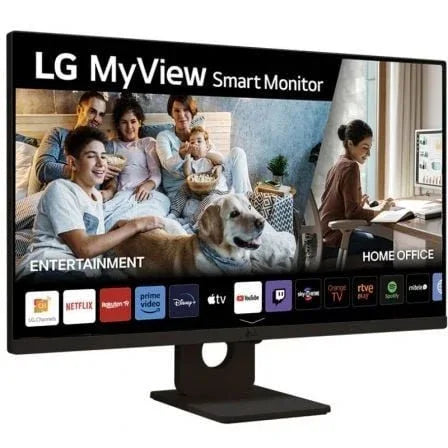 Smart Monitor LG MyView 32SR50F-B 31.5"/ Full HD/ Multimedia/ Smart TV/ Negro - PixelPlaza