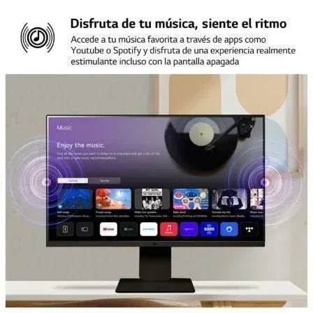Smart Monitor LG MyView 32SR50F-B 31.5"/ Full HD/ Multimedia/ Smart TV/ Negro - PixelPlaza