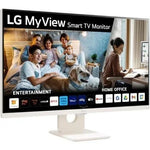 Smart Monitor LG MyView 32SR50F-W 31.5"/ Full HD/ Multimedia/ Smart TV/ Blanco - PixelPlaza