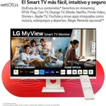 Smart Monitor LG MyView 32SR50F-W 31.5"/ Full HD/ Multimedia/ Smart TV/ Blanco - PixelPlaza