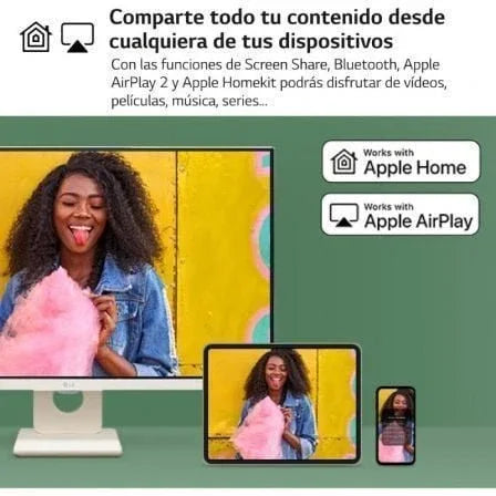 Smart Monitor LG MyView 32SR50F-W 31.5"/ Full HD/ Multimedia/ Smart TV/ Blanco - PixelPlaza