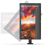 Monitor Profesional LG UltraFine Display 32UN880K-B 31.5"/ 4K/ Multimedia/ Regulable en altura/ Negro