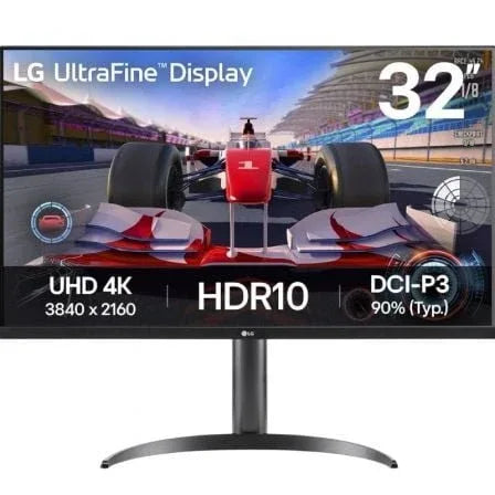 Monitor Profesional LG UltraFine 32UR550K-B 31.5"/ 4K/ Multimedia/ Regulable en altura/ Negro - PixelPlaza
