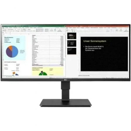 Monitor Profesional Ultrapanorámico LG 34BR65F-B 34"/ WFHD/ Multimedia/ Regulable en Altura/ Negro - PixelPlaza