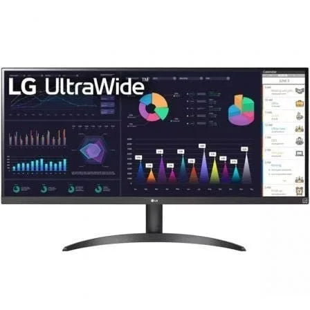 Monitor Profesional Ultrapanorámico LG 34WQ500-B 34"/ WFHD/ Negro - PixelPlaza