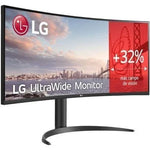 Monitor Profesional Ultrapanorámico Curvo LG 34WR55QK-B 34"/ WQHD/ Regulable en altura/ Negro - PixelPlaza